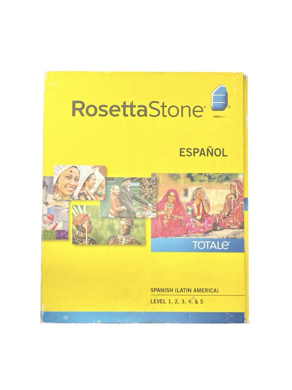 Rosetta Stone Spanish/Espanol Latin America Level 1-5 CD-ROM Set with Earpiece
